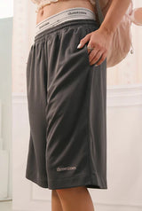 Maggie track pants - charcoal