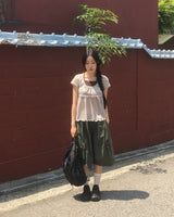 Jame Halter Layered Short-Sleeved T-shirt