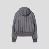ジュノクロップフーデッドカットアウトライトウェイトパディング 3C