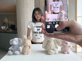 EatmePlz . ウォークアップトゥデイフィーリンググレート. Tシャツインホワイトコットントップ