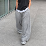 OV 54511 Piping Side Pintuck String Wide Pants (2 colors)