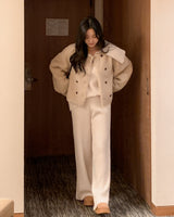 Rear fur jacket