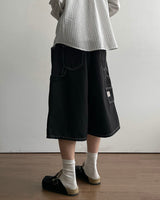 Angle Bermuda Denim Pants
