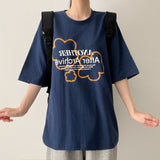 アフタークラウドプリントショートスリーブTシャツ