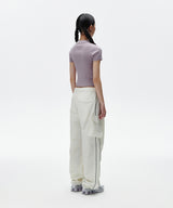 BUTTON-UP COLLAR KNIT