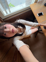 Shula 3/4カラーニット