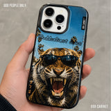 Gangster Tiger Epoxy Bumper iPhone Case