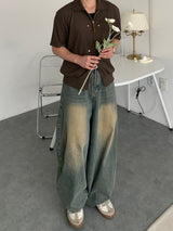 Summer Short-Sleeve Botte Collar Cardigan