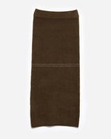 Crop knit & long skirt set