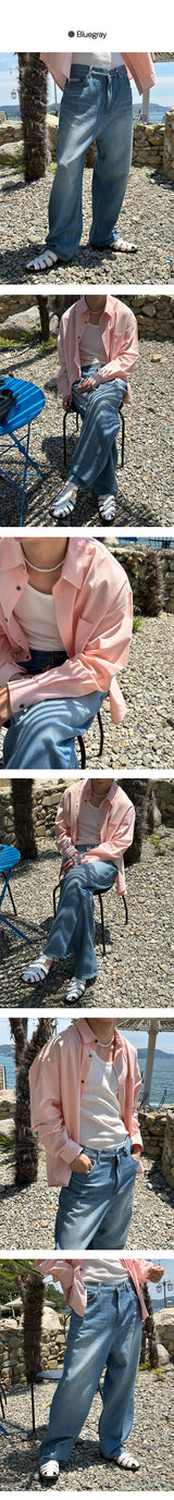 [S/S] ハイブリッドサマーデニムパンツ (2color)