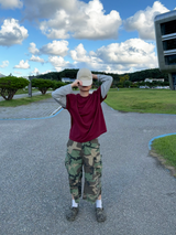 レイヤード ダブルスリーブ ロングスリーブ Tシャツ(3c)