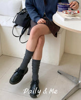 High elastic ribbed socks(3color)