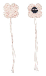 Clover Ruffle Beanie - Light Pink
