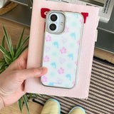[MADE] [Glossy Glass Silver Bumper Case] Sea Breeze Pattern - Color