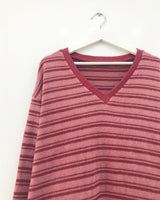 Bach Stripe V Sweatshirt (3color)