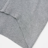 zip cropped knit