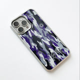 スラバーストカモフラージュフォンケース (SV_Purple)