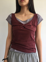 ロンダツイストスリーブレス (3color)