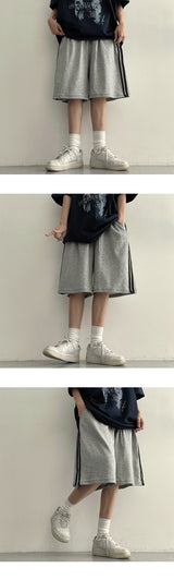 Roddle Line Track Half-Length Shorts