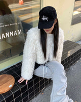 ヘアミニカーディガン