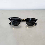 Black Gold Semi-Rim Sunglasses