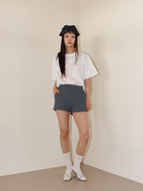 STRIPE JERSEY SHORTS (BLUE)