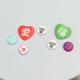 Love & Luck pin button / SET1. LOVE