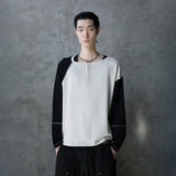 SLIP NECK BUTTON TOP