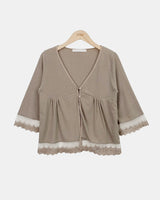 Motin Lace 7-Sleeve Cardigan