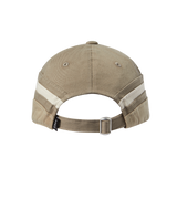 25FW THREE TONE ASYMMETRY COTTON BALL CAP BROWN