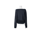 Soring Button See-Through Deep V Knit