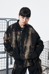 タイダイシャーリング MA-1 ジャンパー (BLACK)