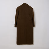 WOMAN オーバーフィットシングルロングコート CAMEL BROWN