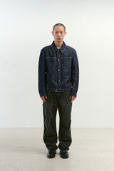 Linen Engineered Jacket (Indigo)