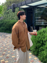Hyper Essential Overfit Linen Shirt