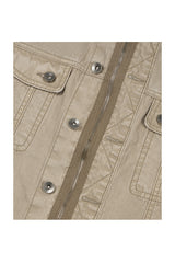 DYED 3 ZIP TRUCKER (BEIGE)