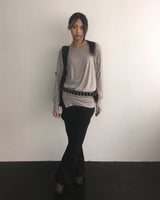 ルーズボタンT