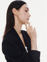 26SS★ [Premium Plating] Essence AB(W) Full Pave Cuff Bangle