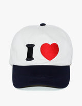 I LOVE WEBHOUSE CAP - Cream/Navy