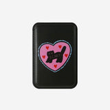 [MADE]Black-Pink Love-Scary Cat Magsafe Cardcase(3 Piece Storage)