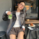 ファックスレザカーコート