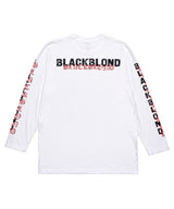 BBD オーバーラップロゴロングTシャツ (ホワイト)