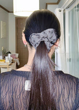 バレーコアリボンヘアアクセサリー - シュシュ A