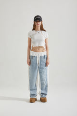 PATCH DENIM -WHITE