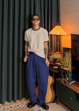 Cotton wide Color Pants 2COLOR