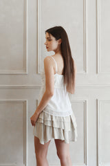 Lisha wrap sleeveless (white)