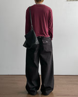 Dobby Stripe Denim Pants