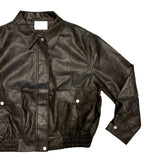 Humming leather jacket