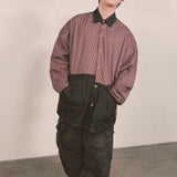 switch panel check shirt_black