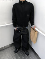 No.1587 BストライプエンブロフードZIP-UP (4color)